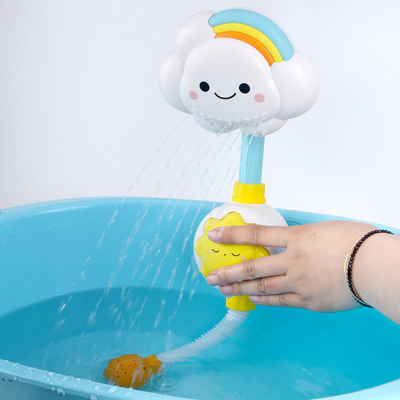 Children's bath spray sunflower bathroom water toys