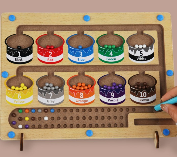Wooden Magnetic Counting Operation Set
