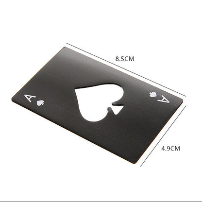 Stainless Steel Poker Bottle Opener