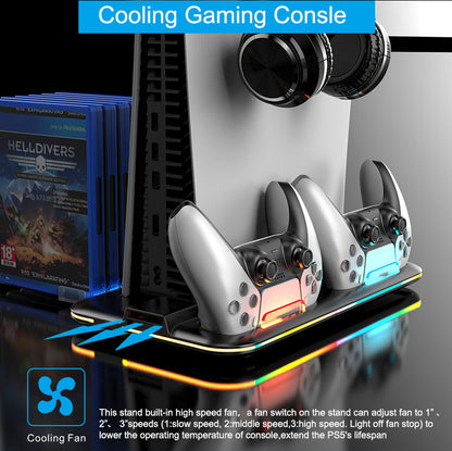 PS5 Slim Charging and Cooling Station