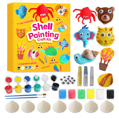 Seashell Painting Kit for Kids - Art and Craft Gift Kit