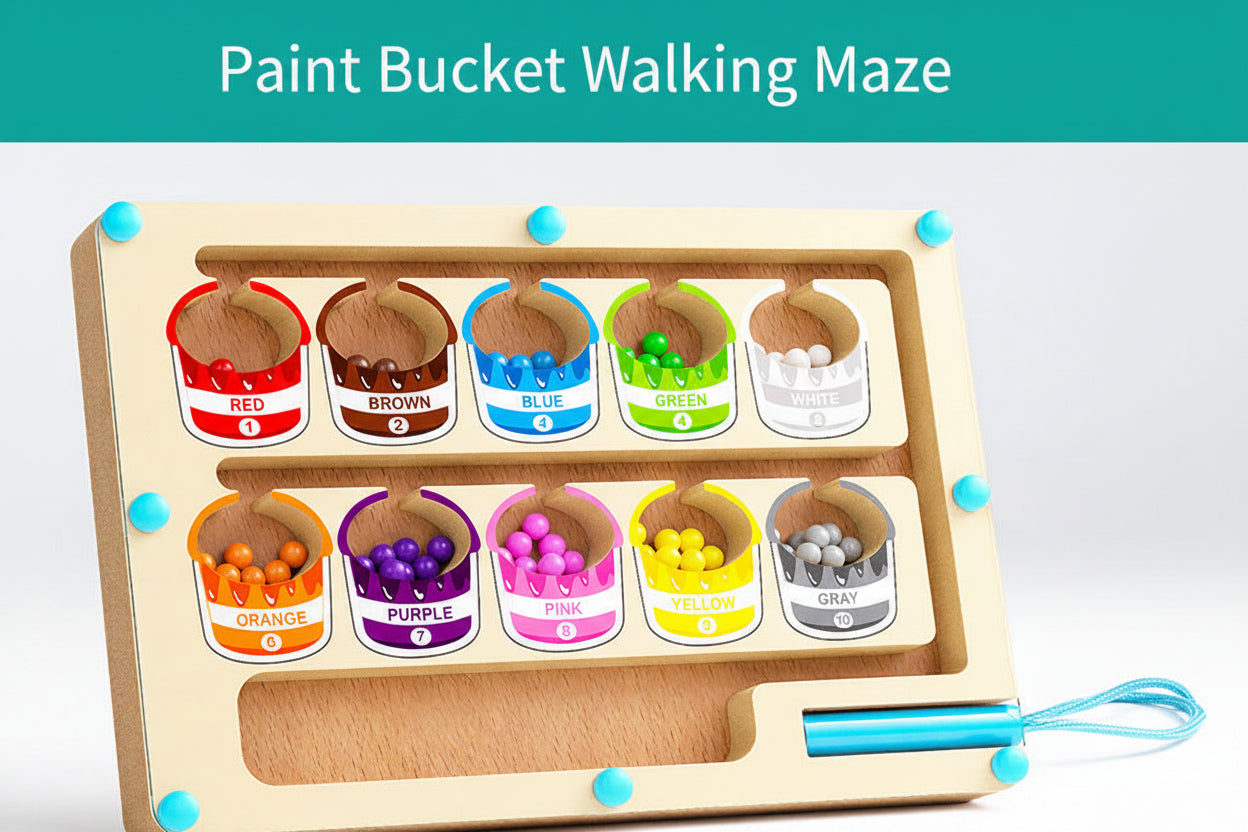 Wooden Magnetic Counting Operation Set