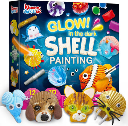 Seashell Painting Kit for Kids - Art and Craft Gift Kit