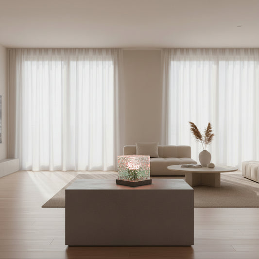 Internet celebrity rotating water ripple night light