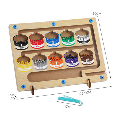 Wooden Magnetic Counting Operation Set