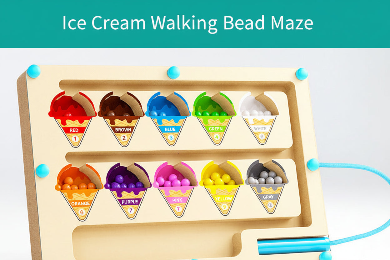 Wooden Magnetic Counting Operation Set