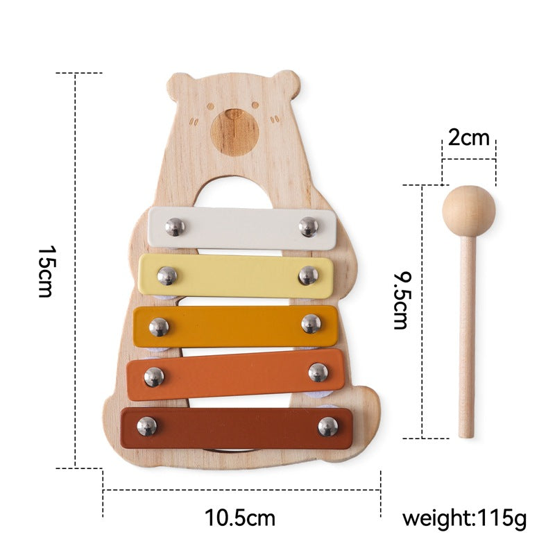Wooden Orff Musical Instrument Set