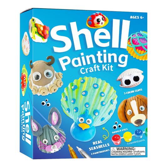 Seashell Painting Kit for Kids - Art and Craft Gift Kit