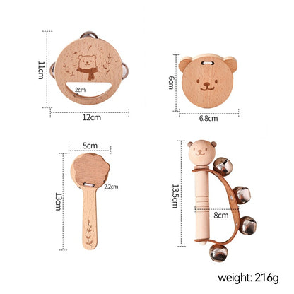 Wooden Orff Musical Instrument Set