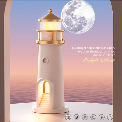 Moon Projection Lamp Lighthouse